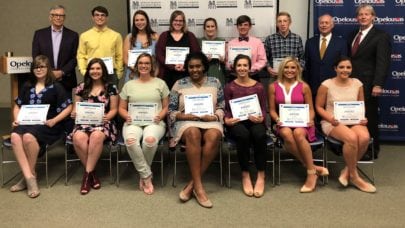 group photo of MMRBH 2018 scholarship awards winners